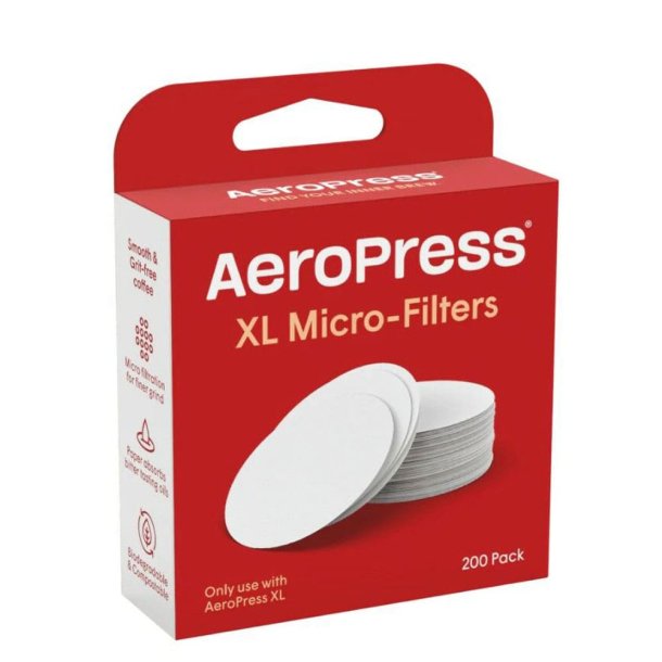 AeroPress XL filtre 200 stk.