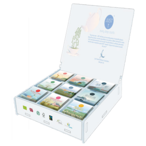 Just T displayboks med 9 rum