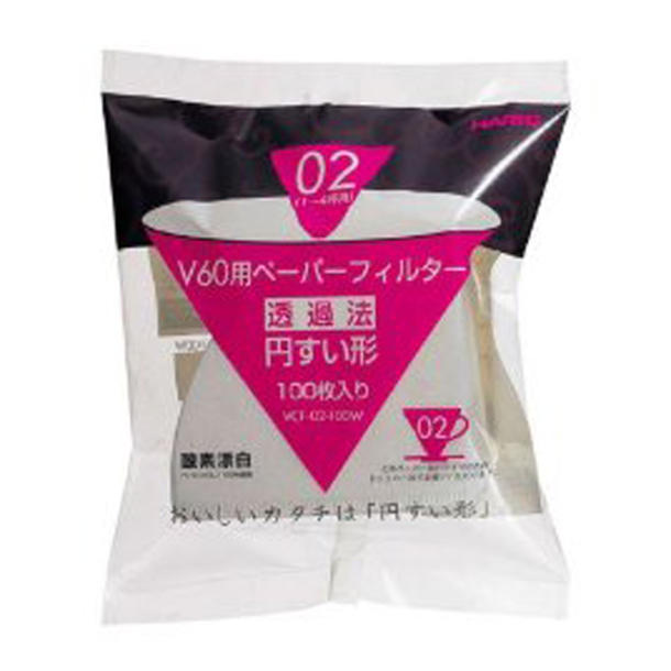 Hario V60 papir kaffefiltre 2 kop
